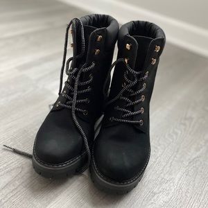 Black boots